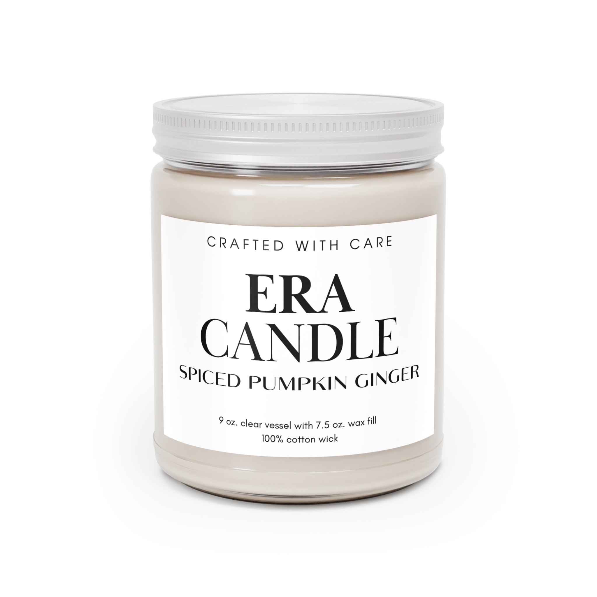 Scented Soy Candles with White Lid, 9oz