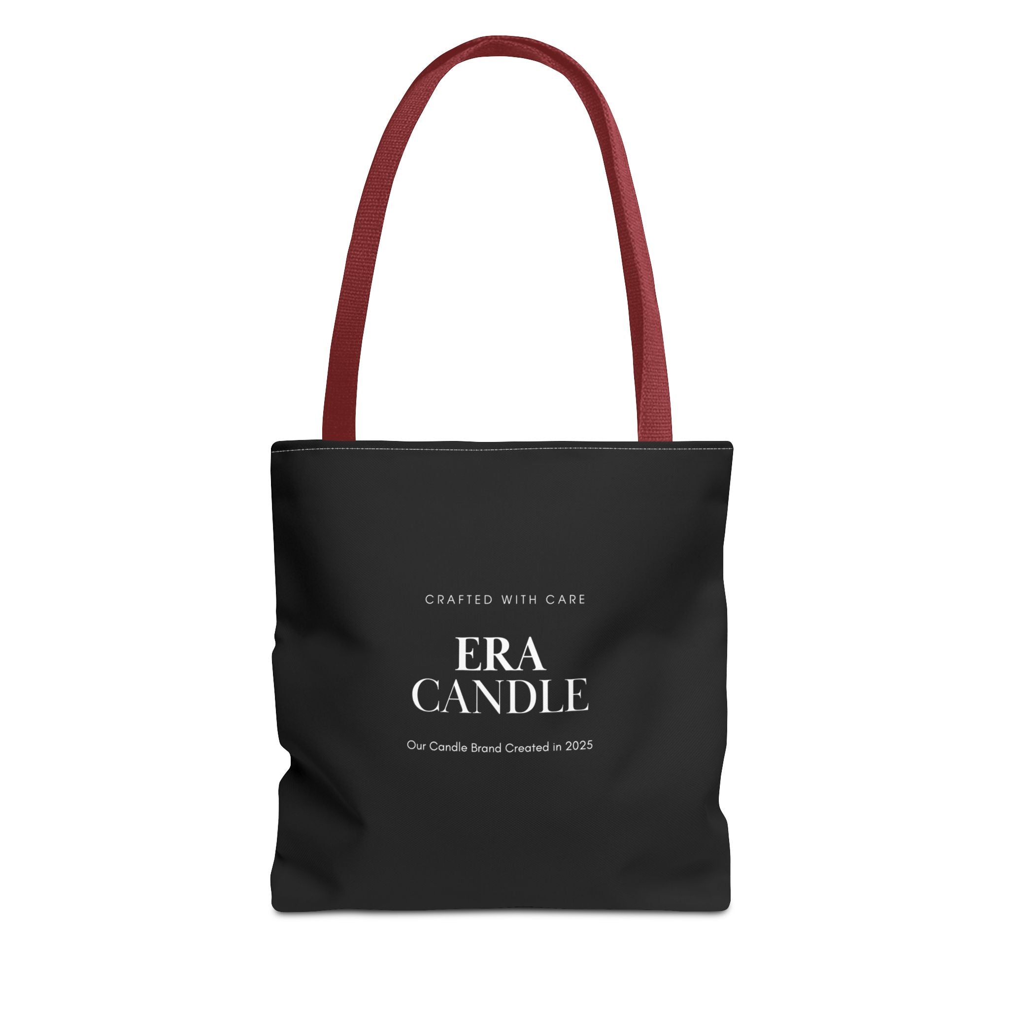 Era Candle Logo Tote Bag - Branded Black AOP Carryall