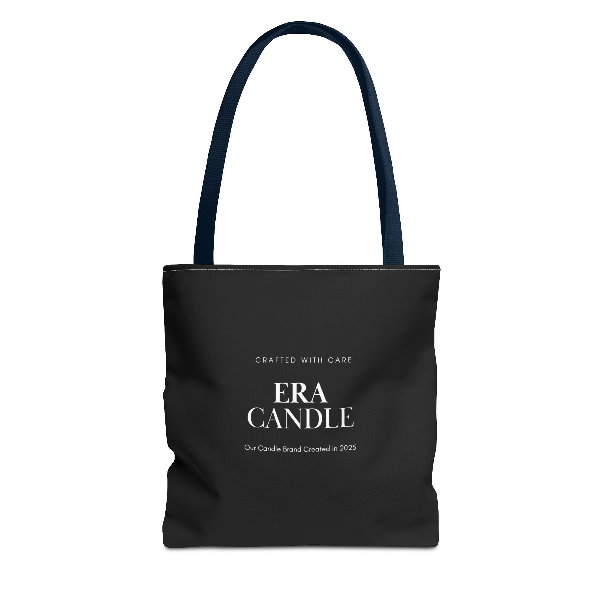 Era Candle Logo Tote Bag - Branded Black AOP Carryall