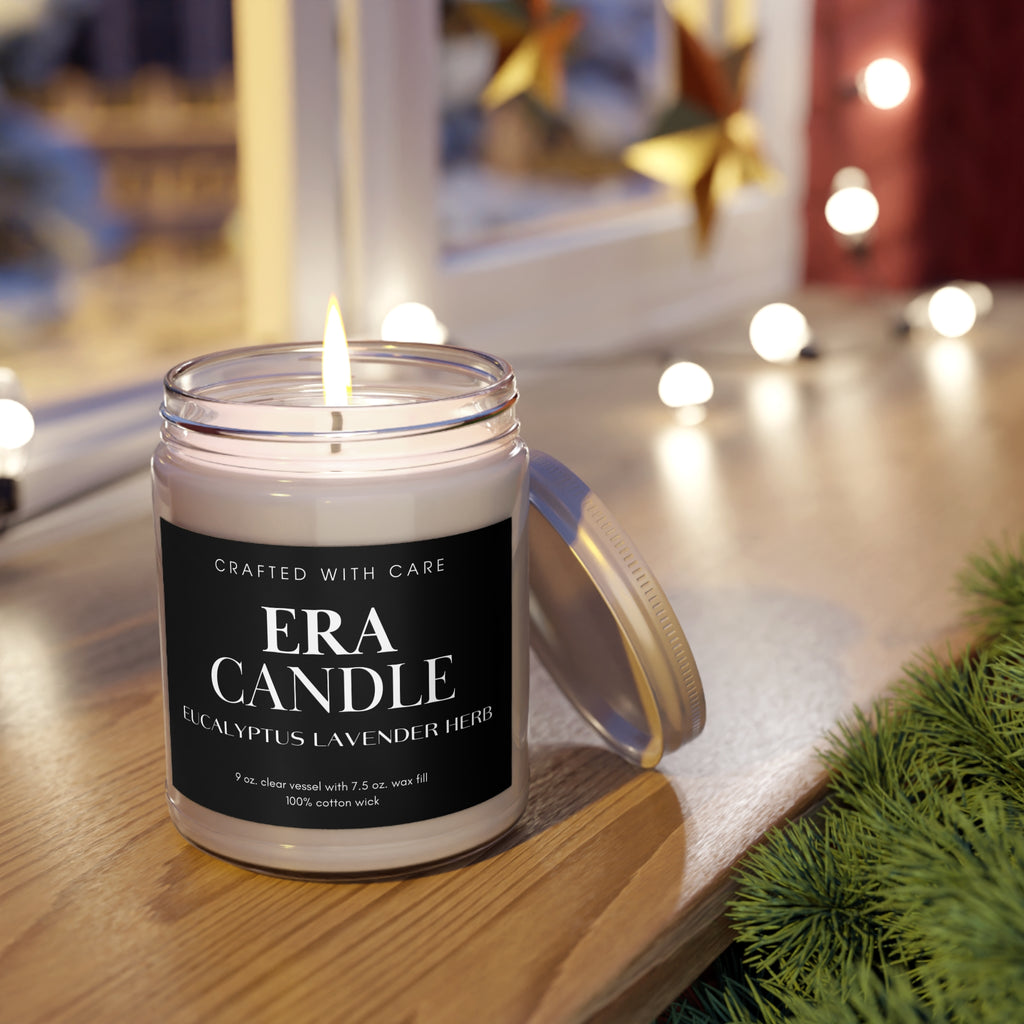 Eucalyptus Lavender Herbal Soy Candle — 9oz Scented Jar