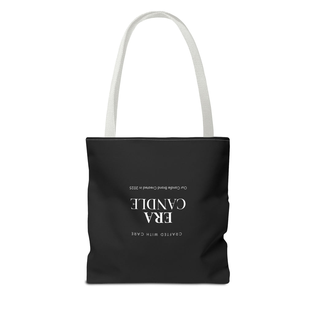 Era Candle Logo Tote Bag - Branded Black AOP Carryall