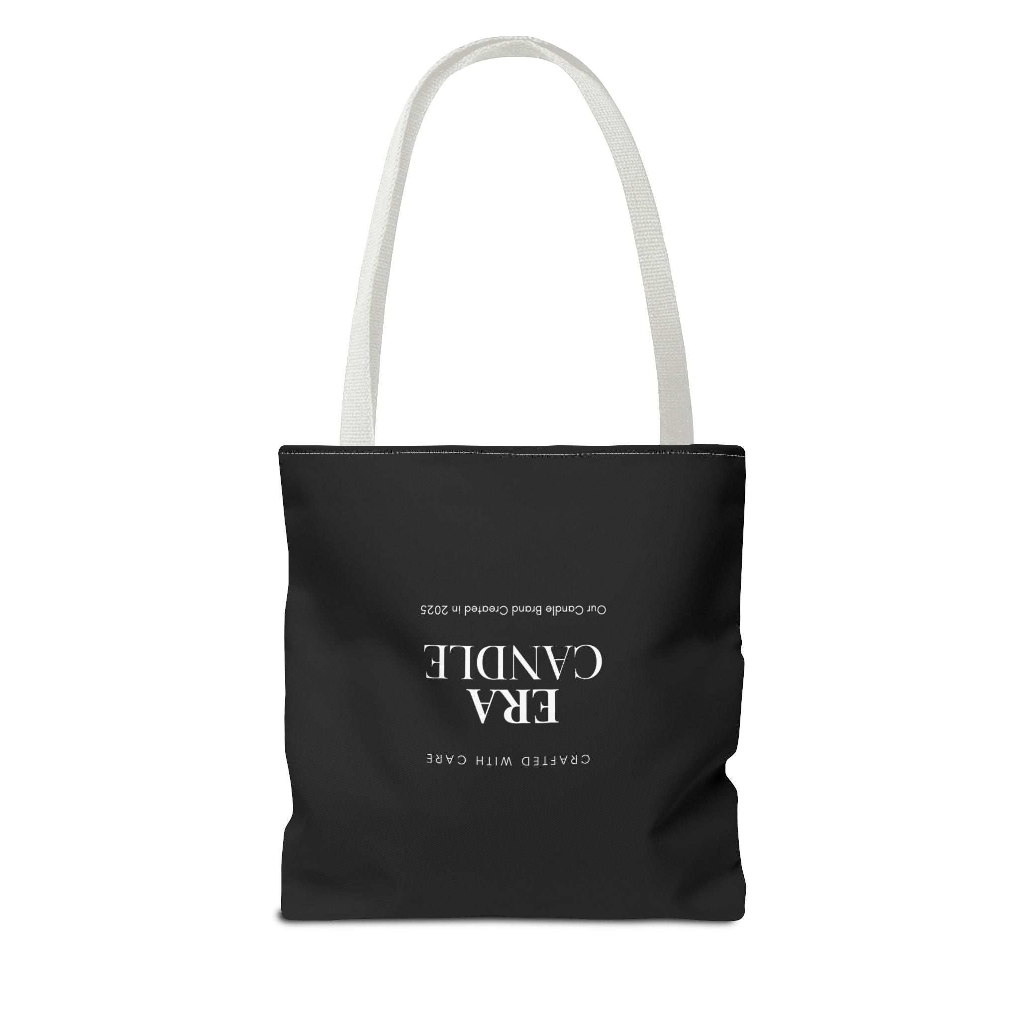 Era Candle Logo Tote Bag - Branded Black AOP Carryall
