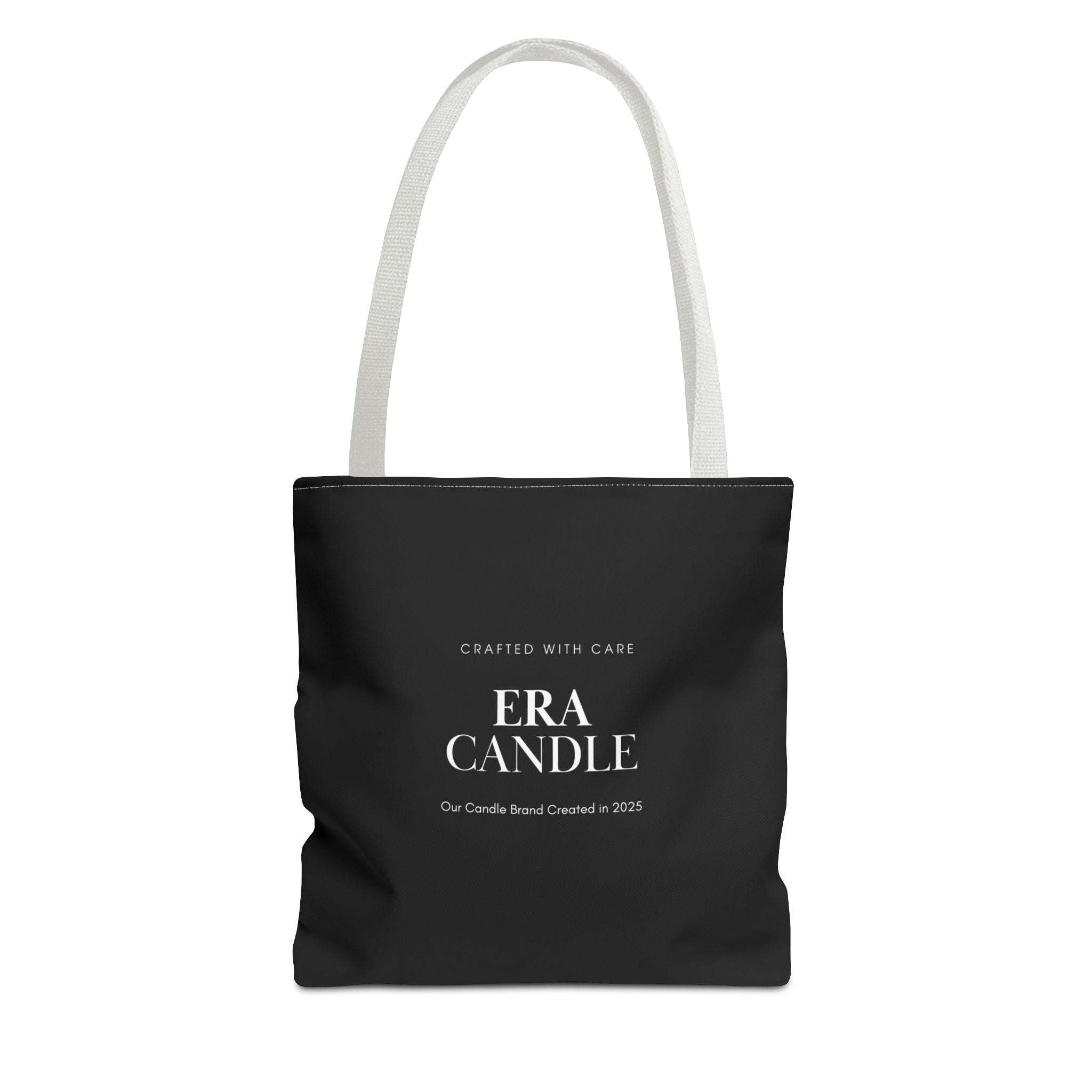 Era Candle Logo Tote Bag - Branded Black AOP Carryall