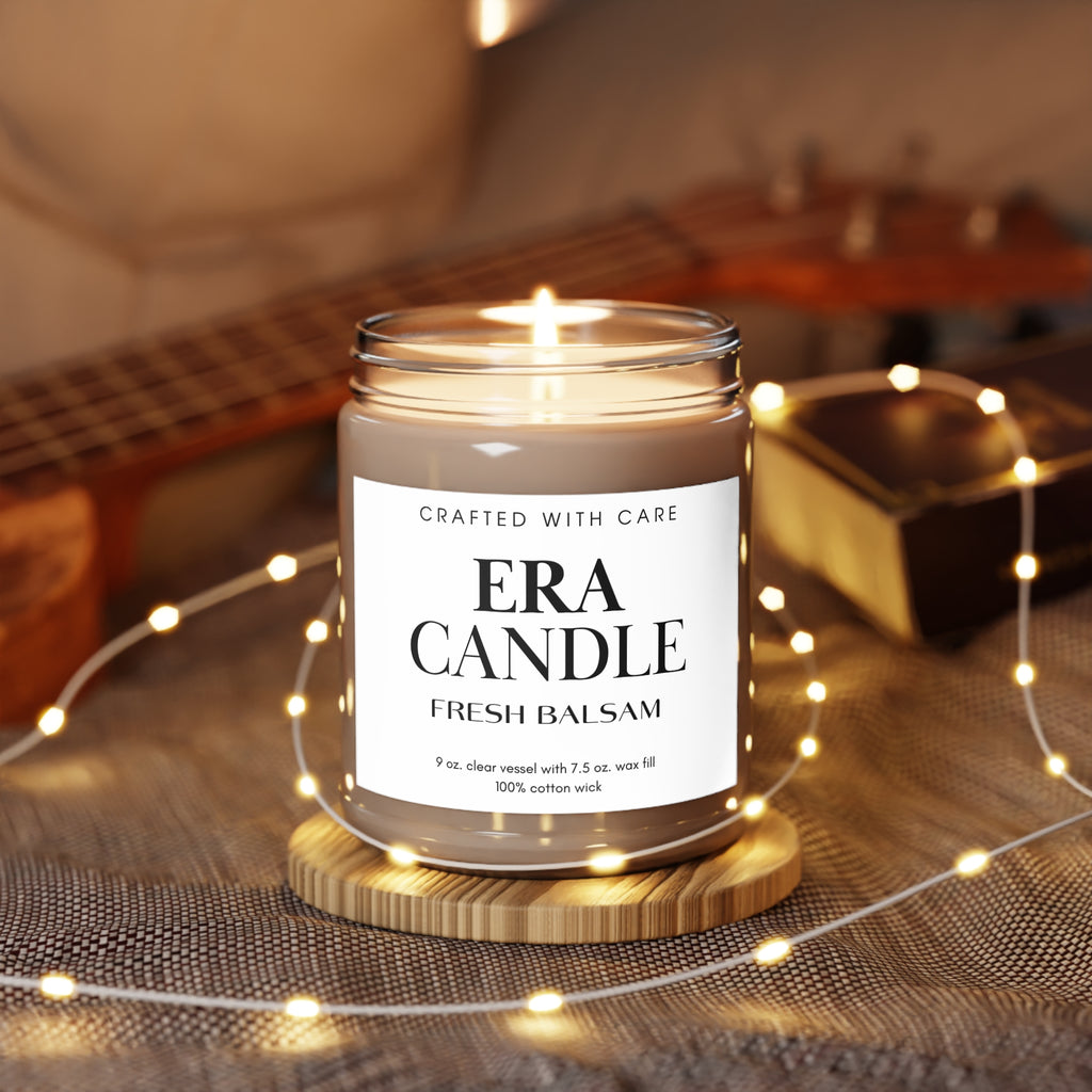 Fresh Balsam Soy Candle — 9oz Scented Jar with White Lid