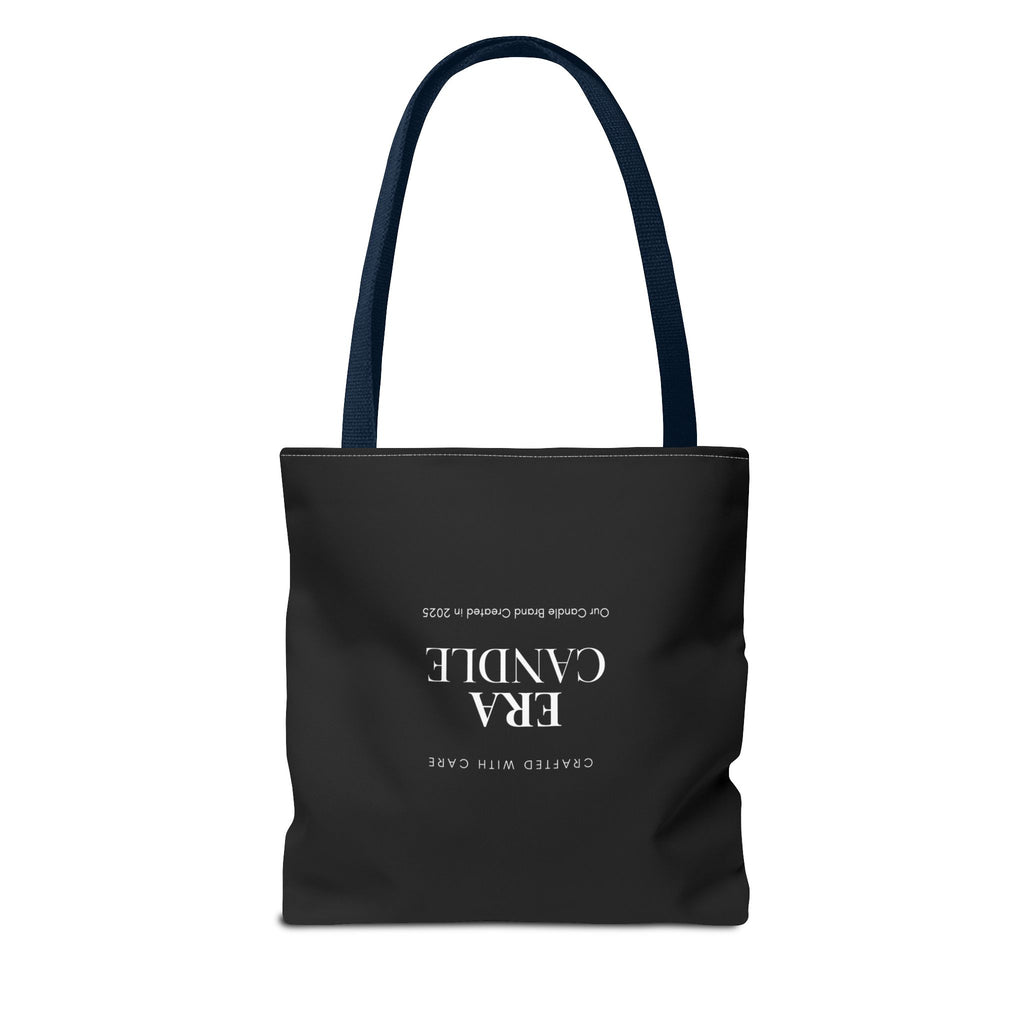 Era Candle Logo Tote Bag - Branded Black AOP Carryall